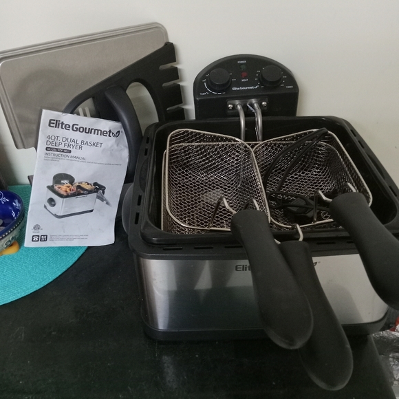 Elite Kitchen Elite Gourmet Double Fryer Brand New No Box Poshmark